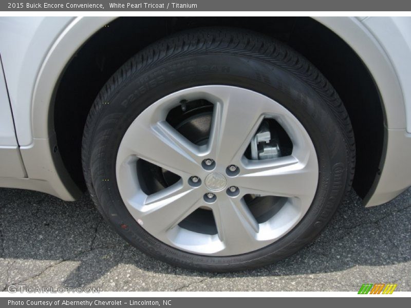 White Pearl Tricoat / Titanium 2015 Buick Encore Convenience
