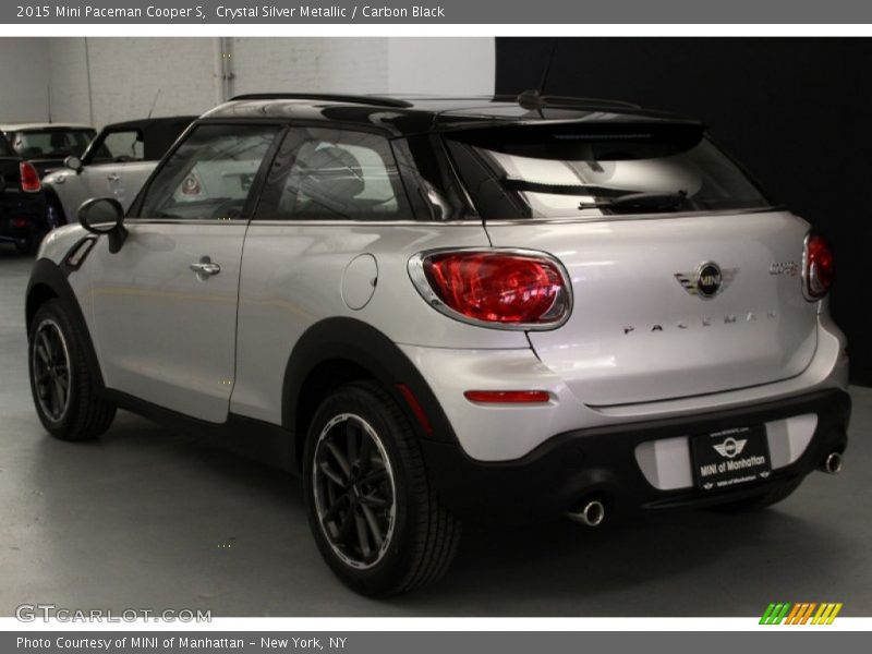 Crystal Silver Metallic / Carbon Black 2015 Mini Paceman Cooper S