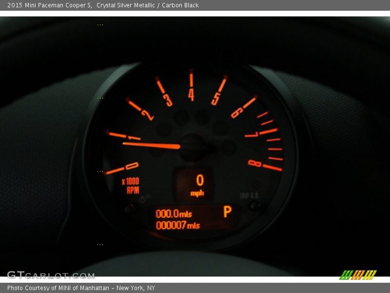 Crystal Silver Metallic / Carbon Black 2015 Mini Paceman Cooper S