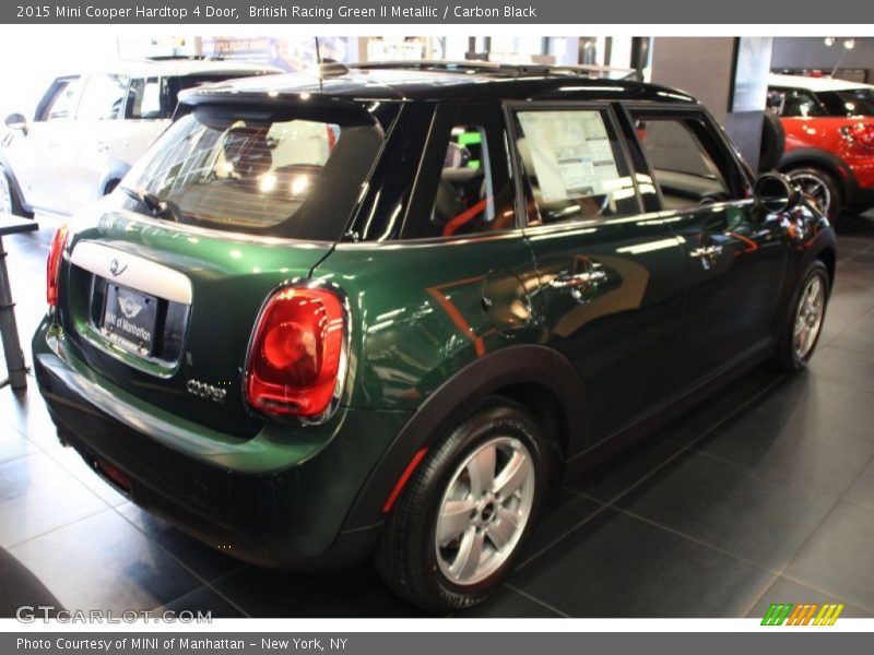 British Racing Green II Metallic / Carbon Black 2015 Mini Cooper Hardtop 4 Door
