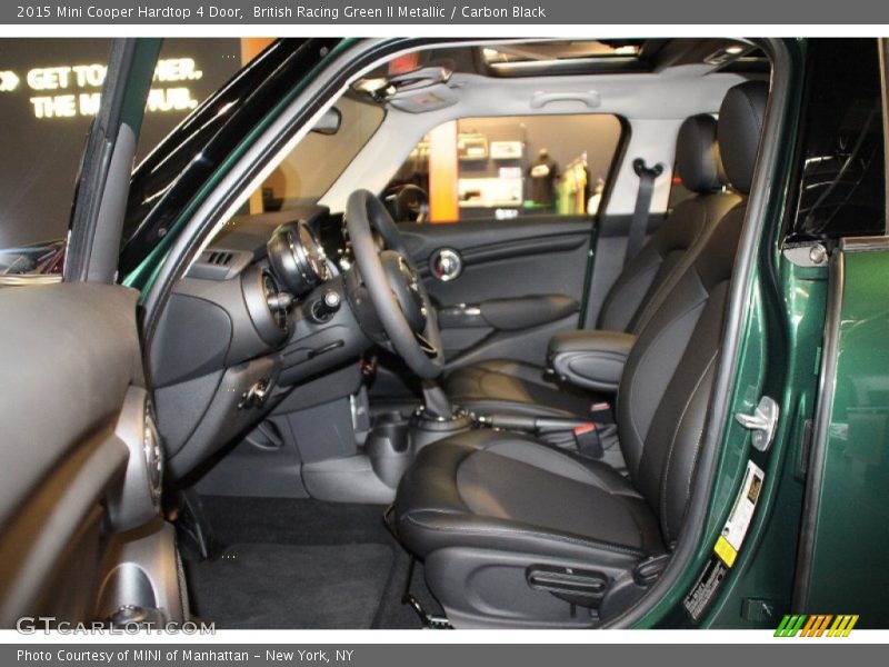 British Racing Green II Metallic / Carbon Black 2015 Mini Cooper Hardtop 4 Door