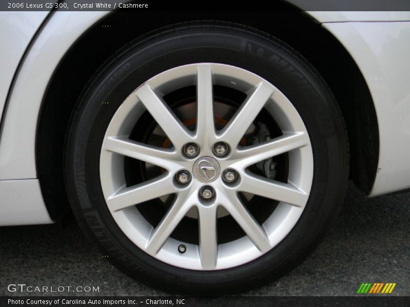Crystal White / Cashmere 2006 Lexus GS 300