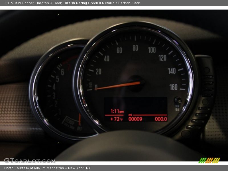 British Racing Green II Metallic / Carbon Black 2015 Mini Cooper Hardtop 4 Door