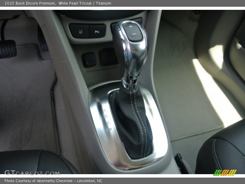 White Pearl Tricoat / Titanium 2015 Buick Encore Premium