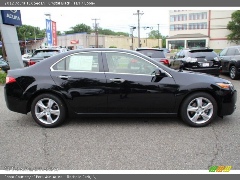 Crystal Black Pearl / Ebony 2012 Acura TSX Sedan