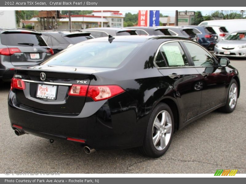 Crystal Black Pearl / Ebony 2012 Acura TSX Sedan