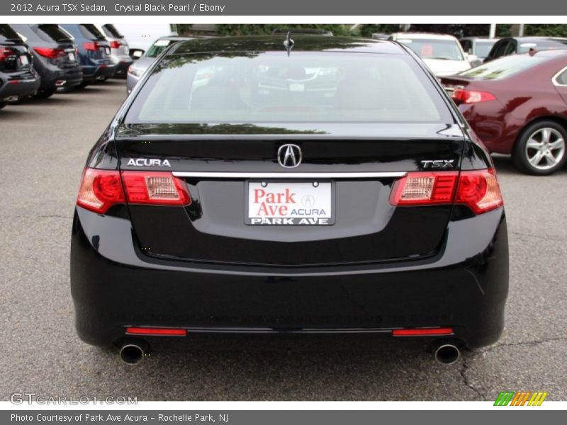 Crystal Black Pearl / Ebony 2012 Acura TSX Sedan
