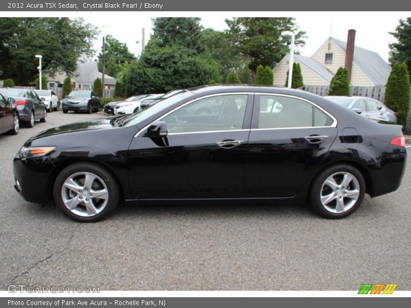 Crystal Black Pearl / Ebony 2012 Acura TSX Sedan