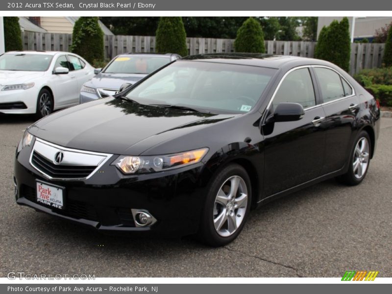 Crystal Black Pearl / Ebony 2012 Acura TSX Sedan