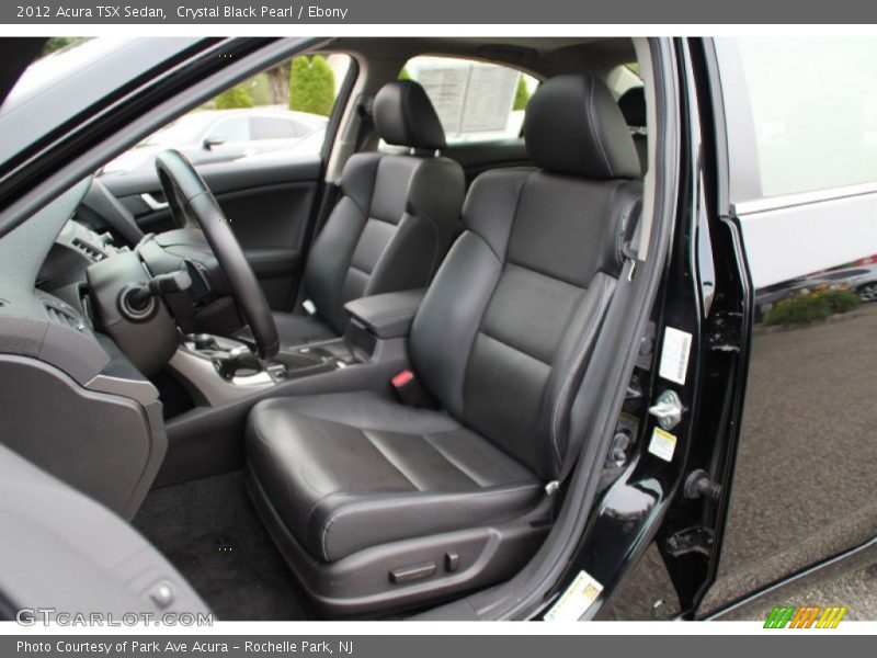 Crystal Black Pearl / Ebony 2012 Acura TSX Sedan