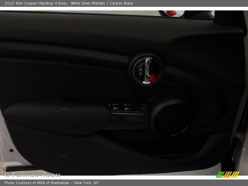 White Silver Metallic / Carbon Black 2015 Mini Cooper Hardtop 4 Door