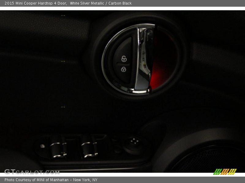 White Silver Metallic / Carbon Black 2015 Mini Cooper Hardtop 4 Door
