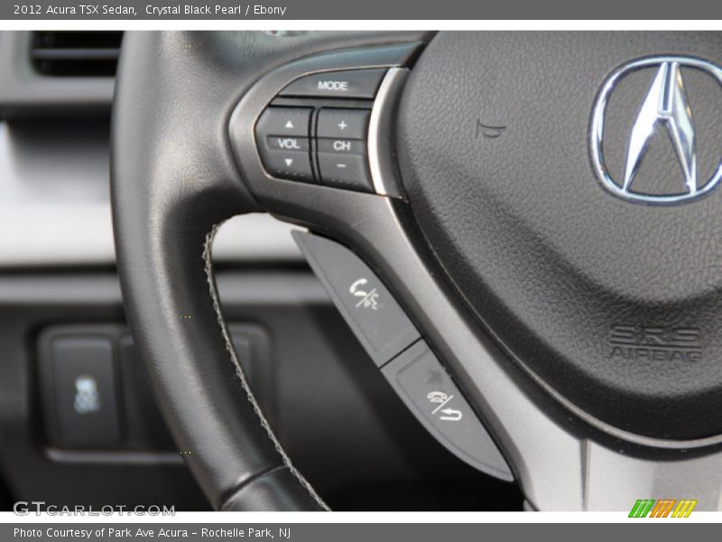 Crystal Black Pearl / Ebony 2012 Acura TSX Sedan
