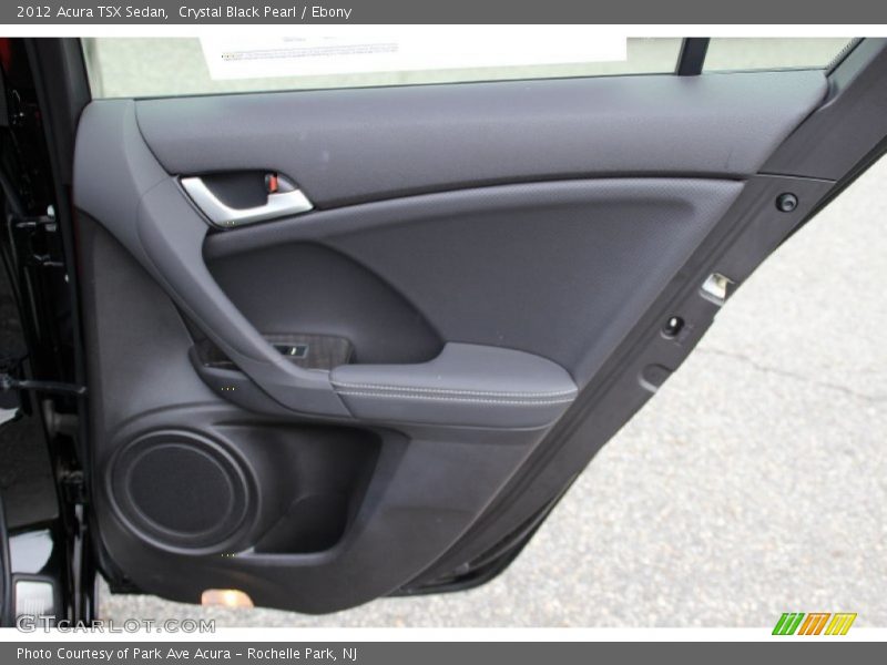 Crystal Black Pearl / Ebony 2012 Acura TSX Sedan