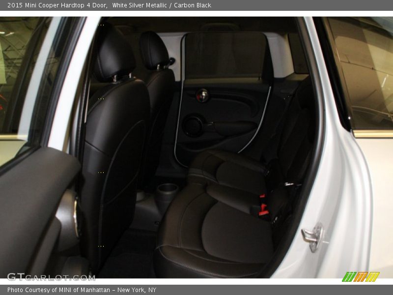 White Silver Metallic / Carbon Black 2015 Mini Cooper Hardtop 4 Door