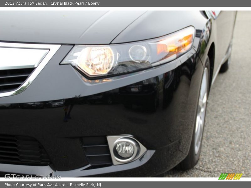 Crystal Black Pearl / Ebony 2012 Acura TSX Sedan