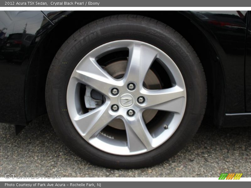 Crystal Black Pearl / Ebony 2012 Acura TSX Sedan