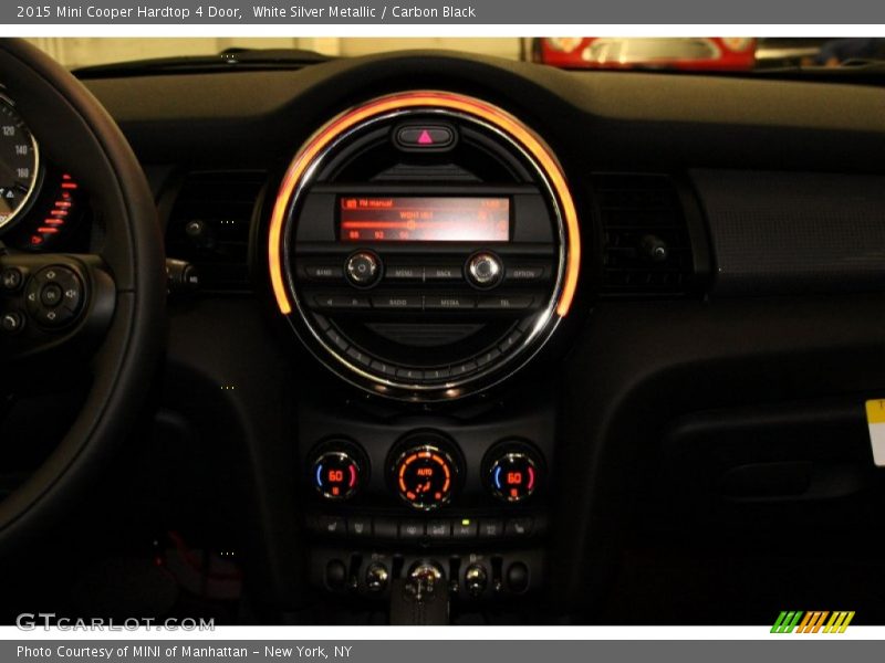 White Silver Metallic / Carbon Black 2015 Mini Cooper Hardtop 4 Door