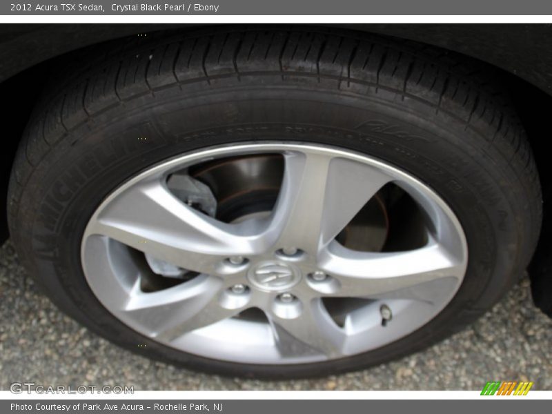 Crystal Black Pearl / Ebony 2012 Acura TSX Sedan