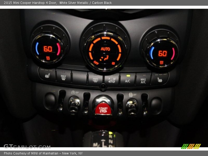 White Silver Metallic / Carbon Black 2015 Mini Cooper Hardtop 4 Door