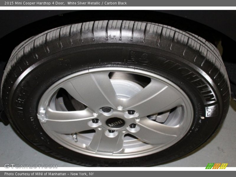 White Silver Metallic / Carbon Black 2015 Mini Cooper Hardtop 4 Door