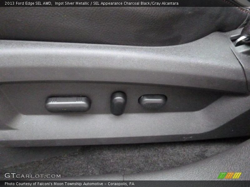 Ingot Silver Metallic / SEL Appearance Charcoal Black/Gray Alcantara 2013 Ford Edge SEL AWD