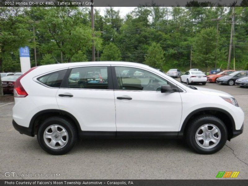 Taffeta White / Gray 2012 Honda CR-V LX 4WD