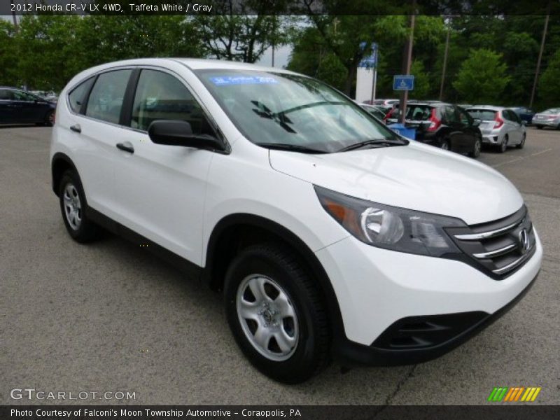 Taffeta White / Gray 2012 Honda CR-V LX 4WD