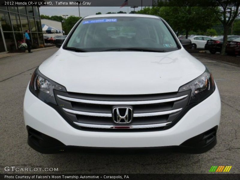 Taffeta White / Gray 2012 Honda CR-V LX 4WD