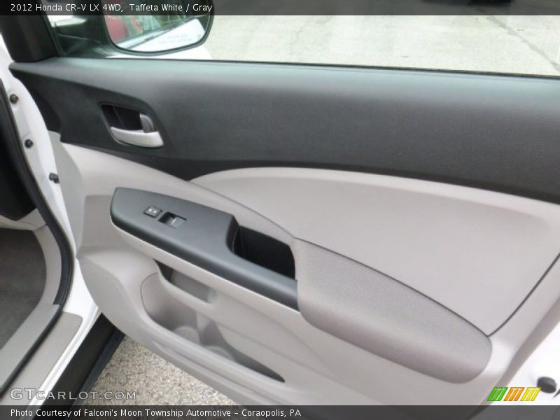 Taffeta White / Gray 2012 Honda CR-V LX 4WD