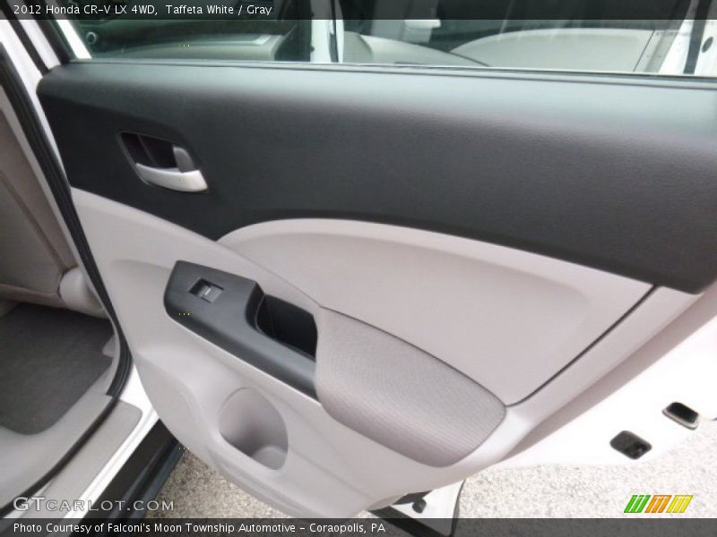 Taffeta White / Gray 2012 Honda CR-V LX 4WD