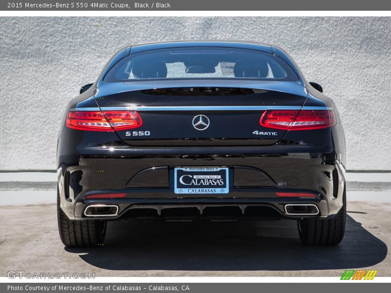 Black / Black 2015 Mercedes-Benz S 550 4Matic Coupe