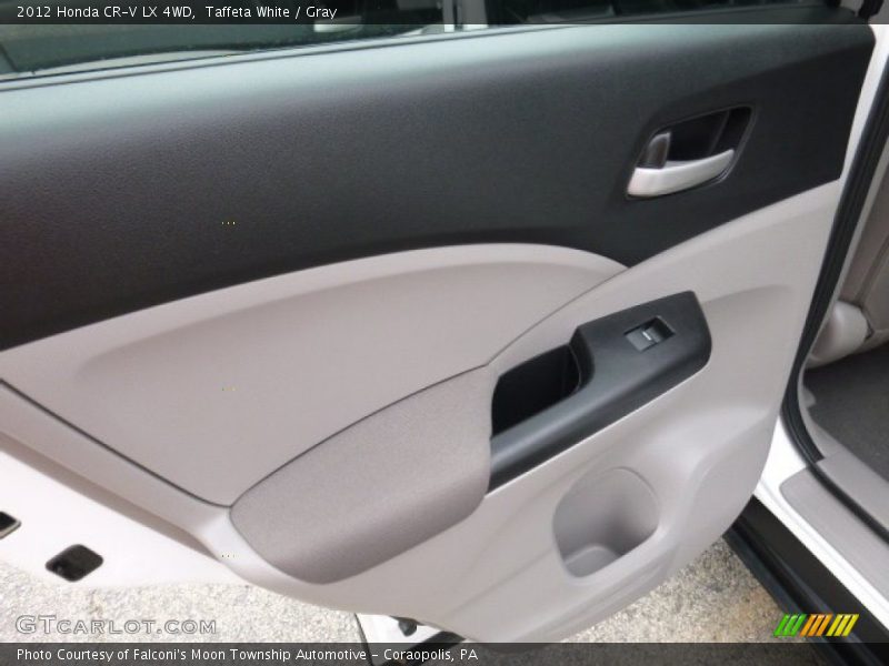 Taffeta White / Gray 2012 Honda CR-V LX 4WD