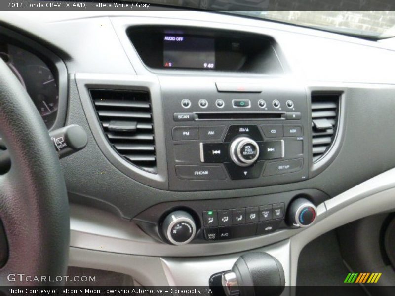 Taffeta White / Gray 2012 Honda CR-V LX 4WD