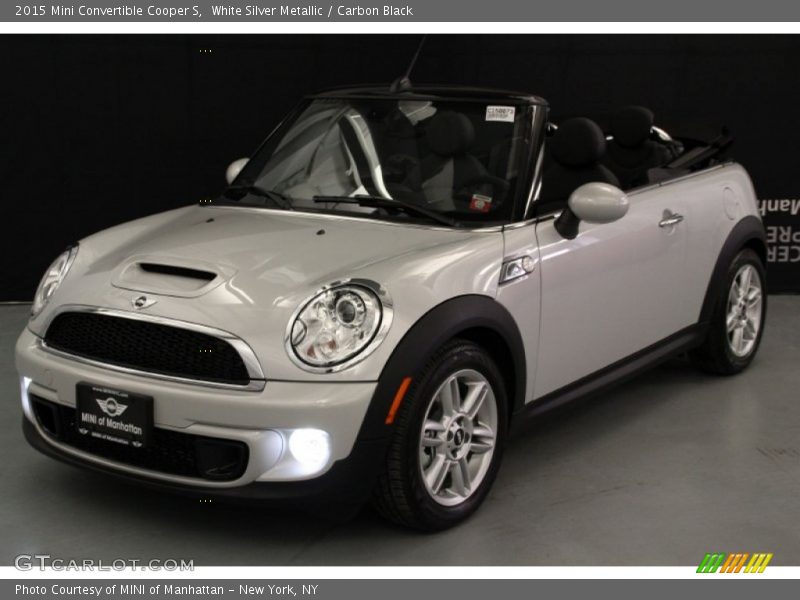 White Silver Metallic / Carbon Black 2015 Mini Convertible Cooper S