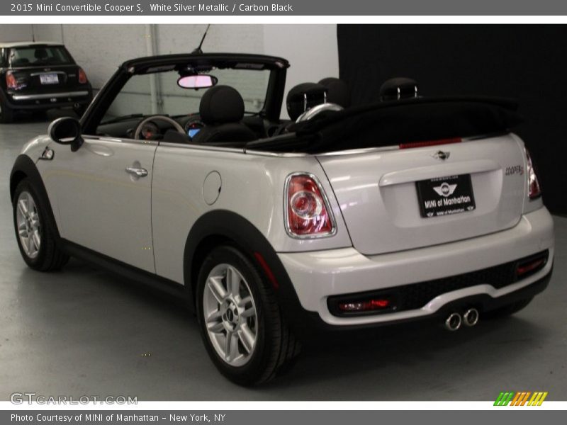 White Silver Metallic / Carbon Black 2015 Mini Convertible Cooper S