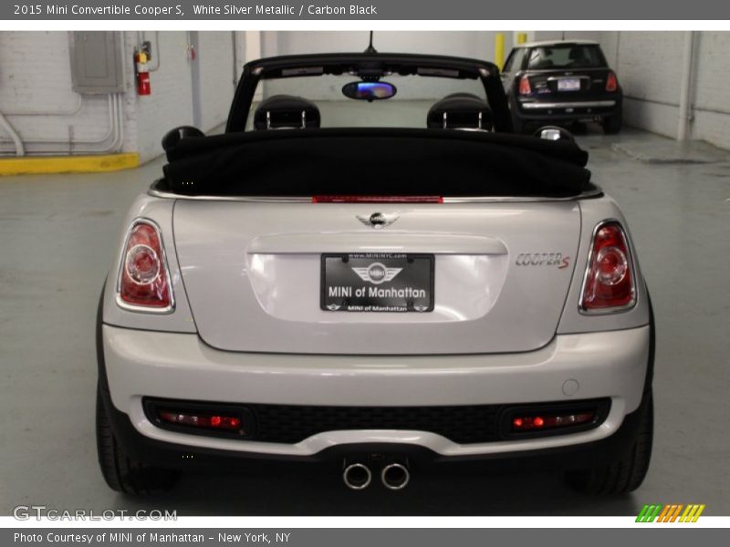 White Silver Metallic / Carbon Black 2015 Mini Convertible Cooper S