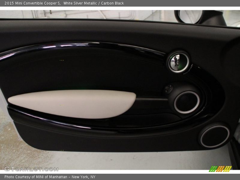 White Silver Metallic / Carbon Black 2015 Mini Convertible Cooper S