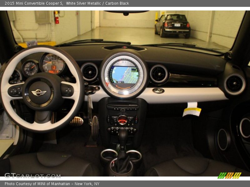 White Silver Metallic / Carbon Black 2015 Mini Convertible Cooper S