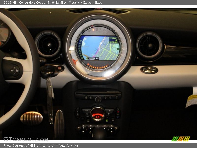 White Silver Metallic / Carbon Black 2015 Mini Convertible Cooper S