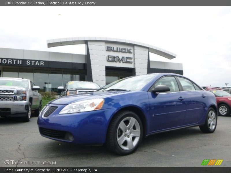 Electric Blue Metallic / Ebony 2007 Pontiac G6 Sedan