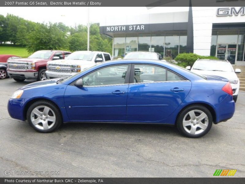 Electric Blue Metallic / Ebony 2007 Pontiac G6 Sedan