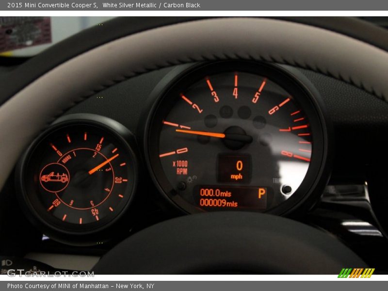 White Silver Metallic / Carbon Black 2015 Mini Convertible Cooper S