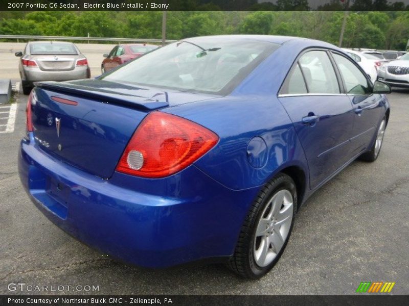 Electric Blue Metallic / Ebony 2007 Pontiac G6 Sedan