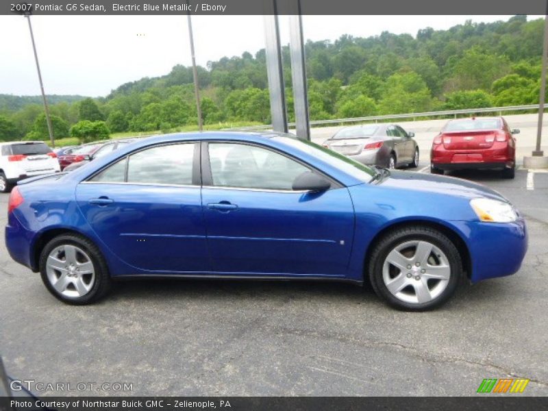 Electric Blue Metallic / Ebony 2007 Pontiac G6 Sedan