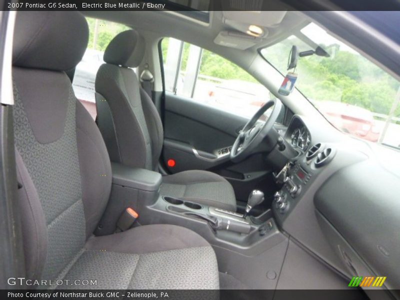 Electric Blue Metallic / Ebony 2007 Pontiac G6 Sedan