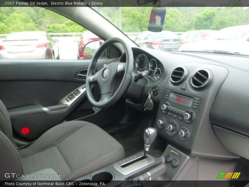 Electric Blue Metallic / Ebony 2007 Pontiac G6 Sedan