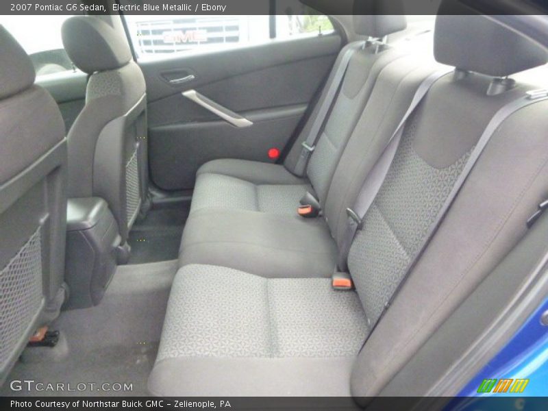 Electric Blue Metallic / Ebony 2007 Pontiac G6 Sedan