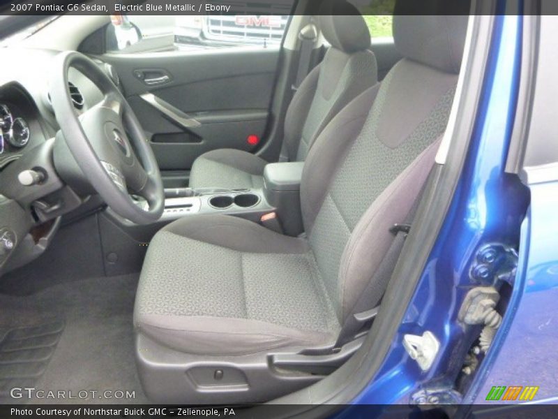 Electric Blue Metallic / Ebony 2007 Pontiac G6 Sedan