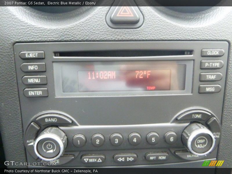 Electric Blue Metallic / Ebony 2007 Pontiac G6 Sedan